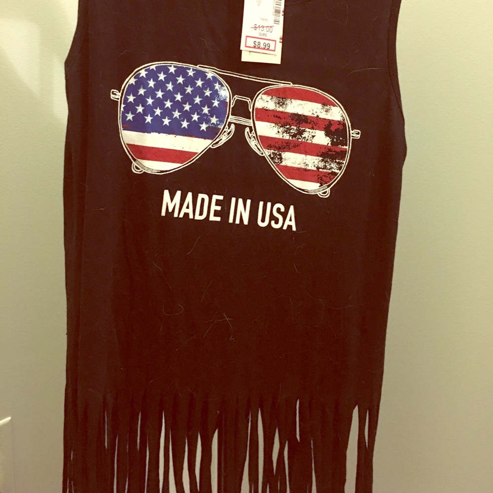 Fringe tank top